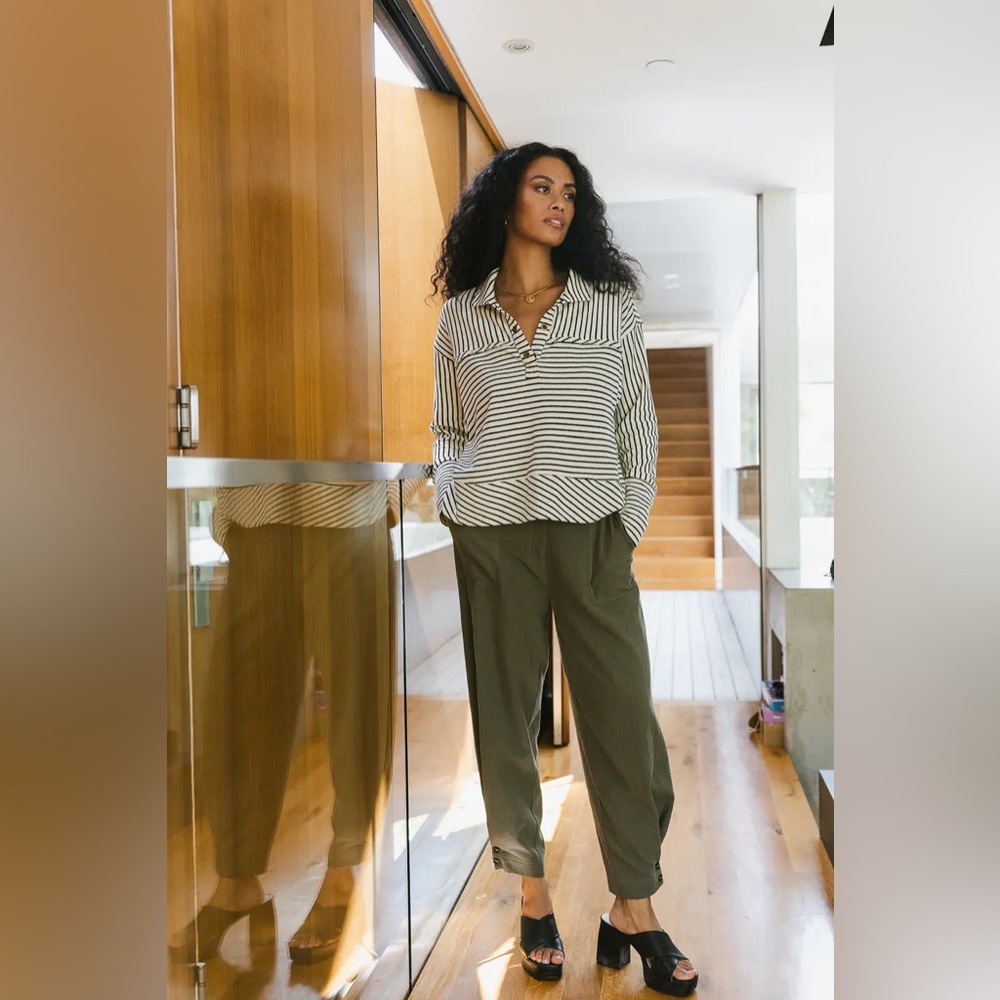 Böhme Bonnie Pants in Olive - size Small